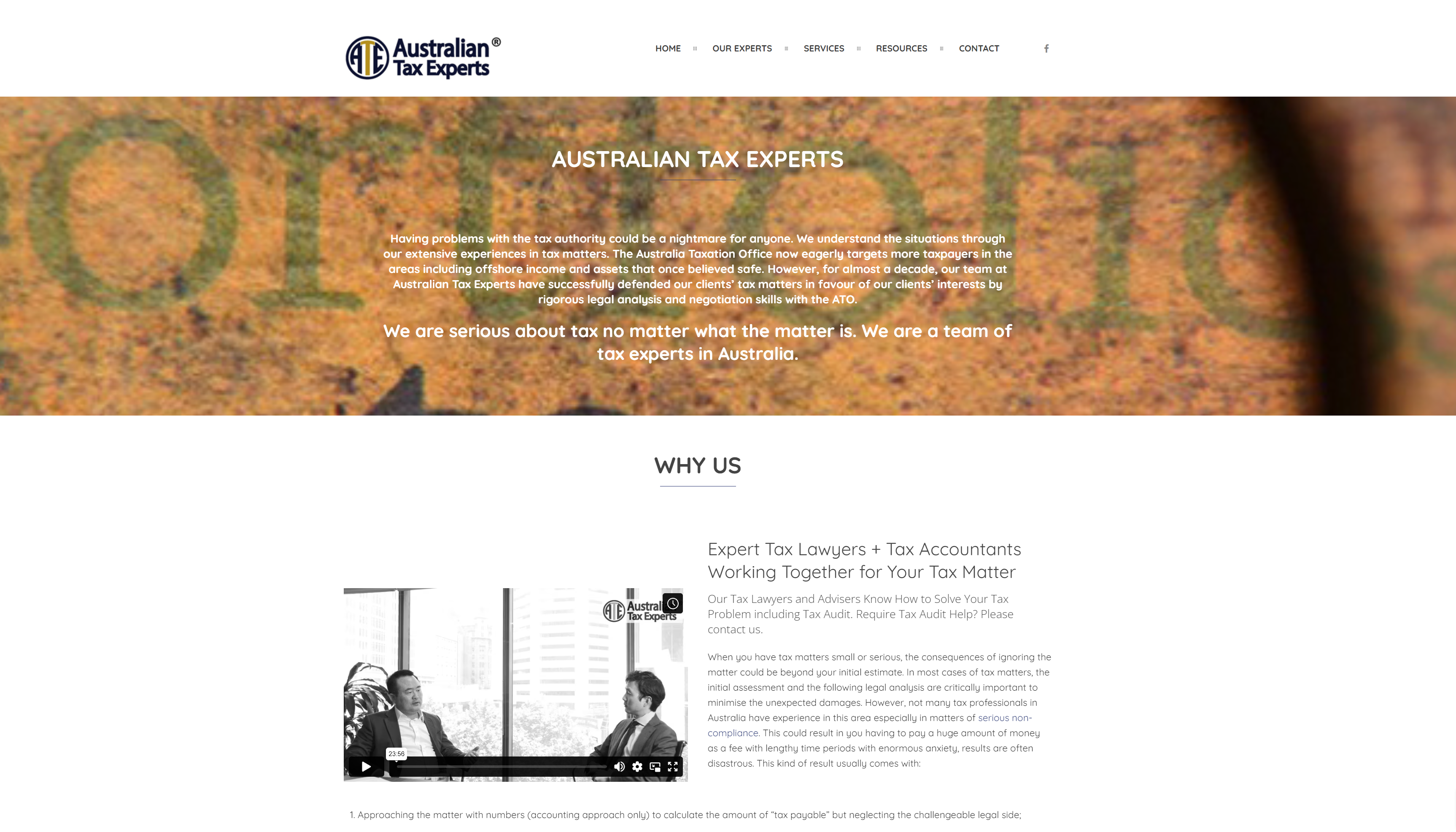 Visit For Complex Tax Matters & Disputes